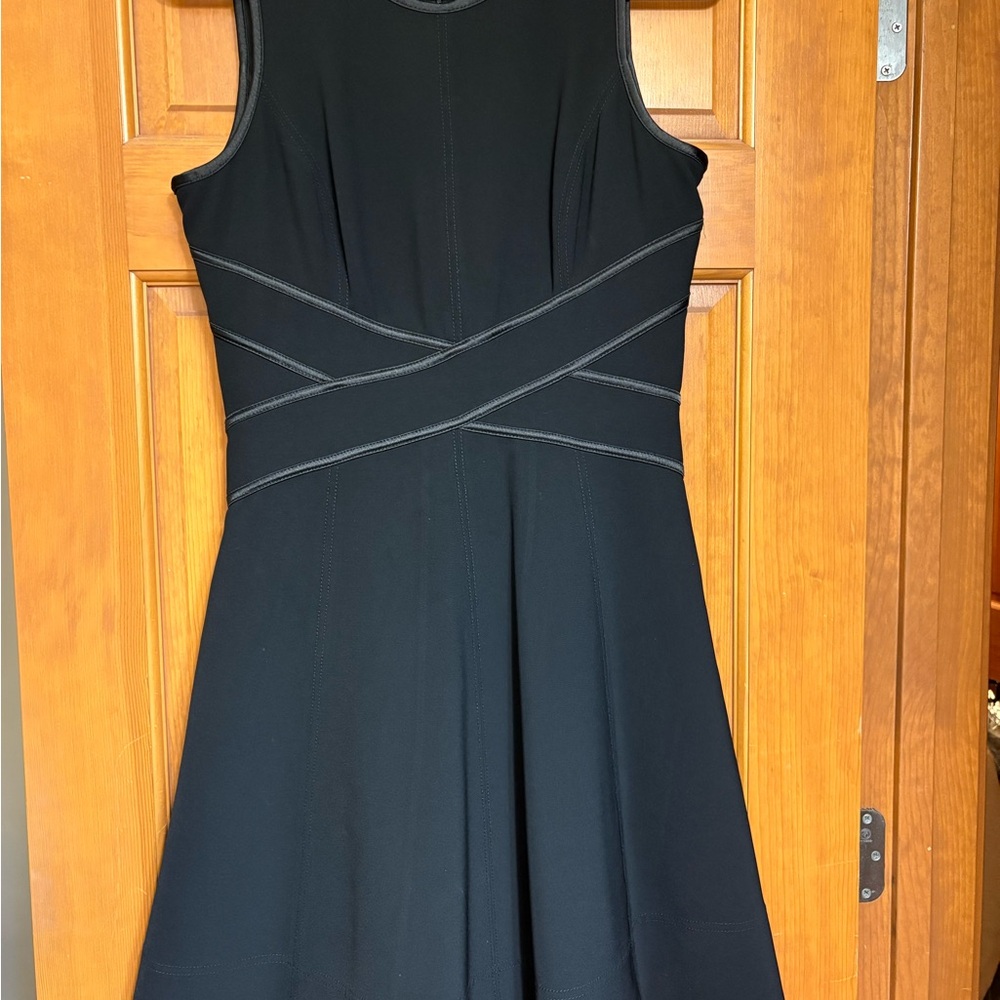 White House Black Market Black A-Line Mini Dress